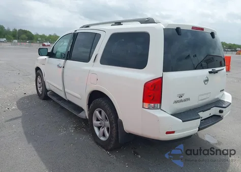 2012 Nissan Armada Sv z USA, uszkodzony, nr VIN 5N1BA0ND8CN620471
